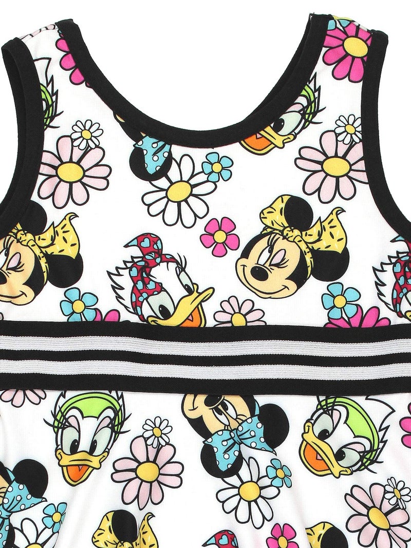 Disney Minnie Mouse and Daisy Duck Girlsâ€™ Sleeveless Dress for Infant and Toddler â€“ White/Black 3T - Image 3